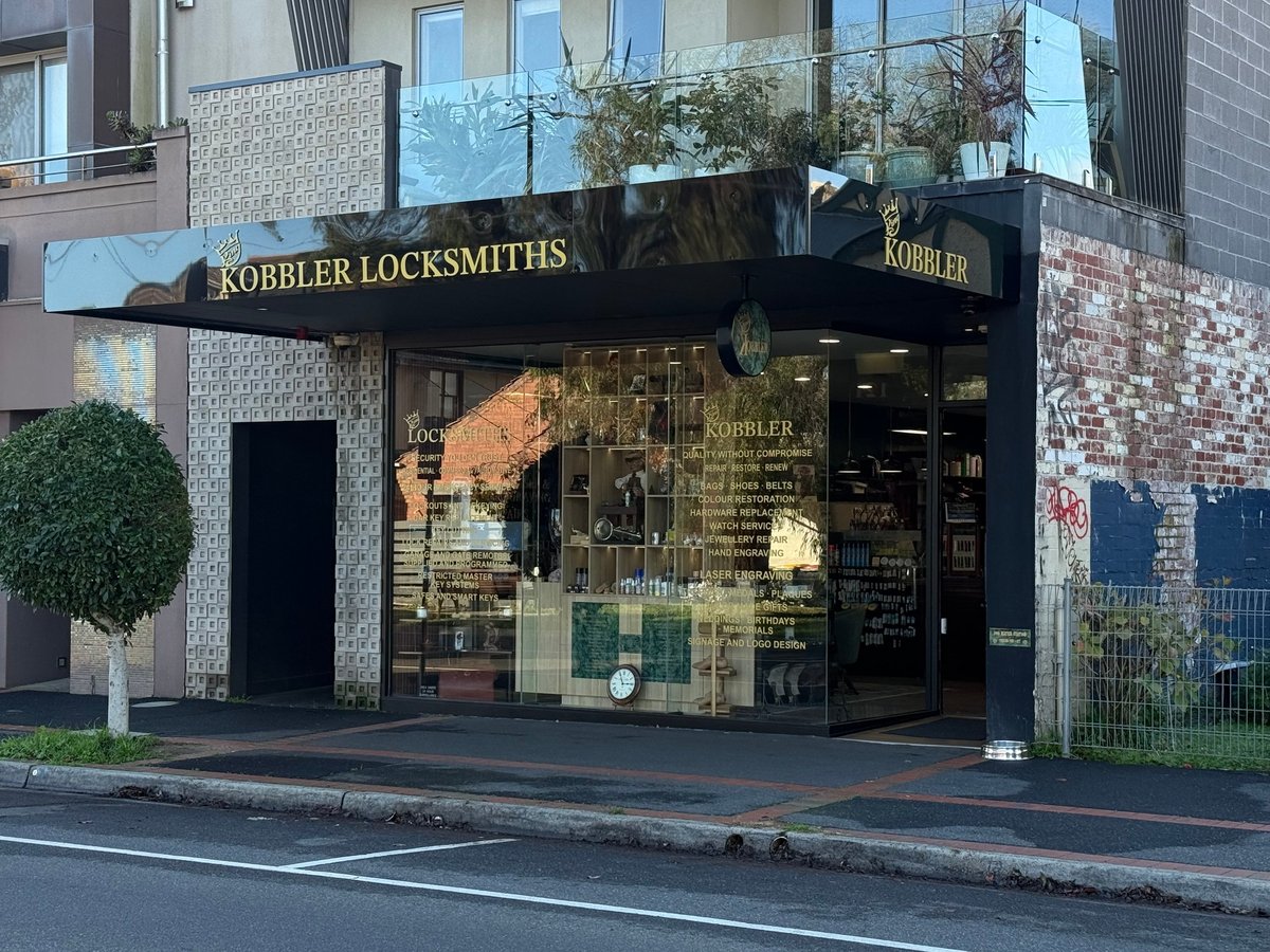 Kobbler Locksmiths storefront in McKinnon